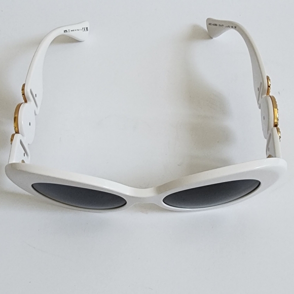 VERSACE 4426BU WHITE GOLD MEDUSA ICONIC CLASSIC SUNGLASSES - Picture 7 of 13